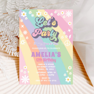 Invitation d'anniversaire de fête