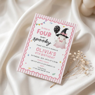 Invitation d'anniversaire de fille amusante de fan