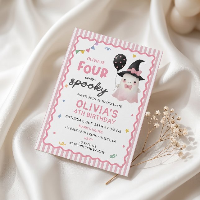 Invitation d'anniversaire de fille amusante de fan (Créateur téléchargé)