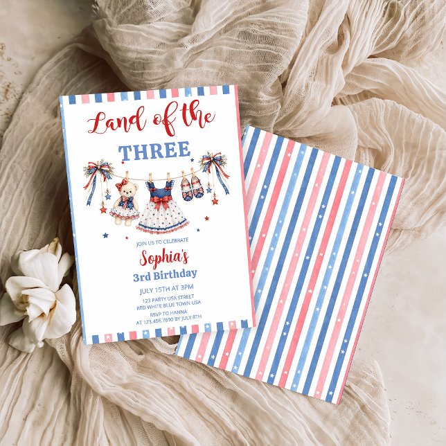 Invitation d'anniversaire de fille en vêtements ro (Créateur téléchargé)