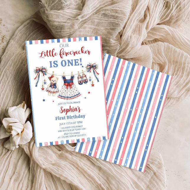 Invitation d'anniversaire de fille en vêtements ro (Créateur téléchargé)
