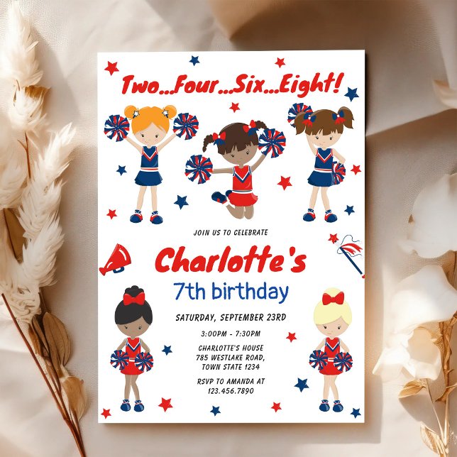 Invitation d'anniversaire de fille meneuse de claq (Créateur téléchargé)