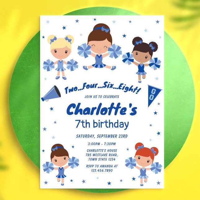 Invitation d'anniversaire de fille meneuse de claq (Créateur téléchargé)