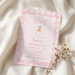 Invitation d'anniversaire de fille pour un premier