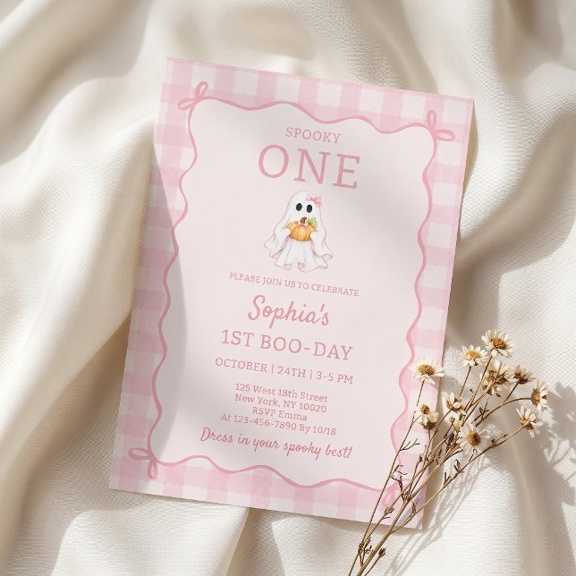 Invitation d'anniversaire de fille pour un premier (Créateur téléchargé)