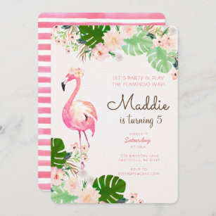 Invitations Faire Part Flamant Rose Zazzle Fr