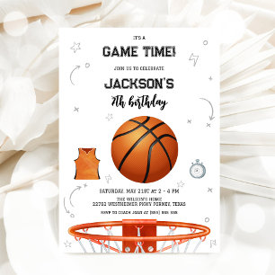 Invitation d'anniversaire de garçon pour une fête 