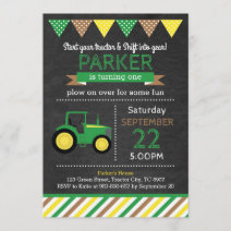 Invitation De Theme De Tracteur Zazzle Fr