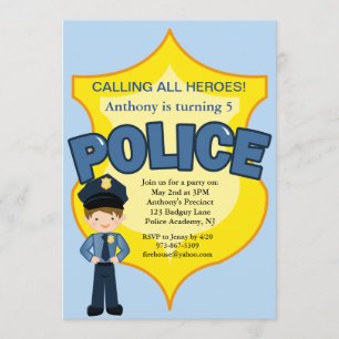 Invitation d'anniversaire de héros de délivrance