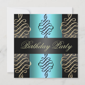 Invitation d'anniversaire de la conception élégant