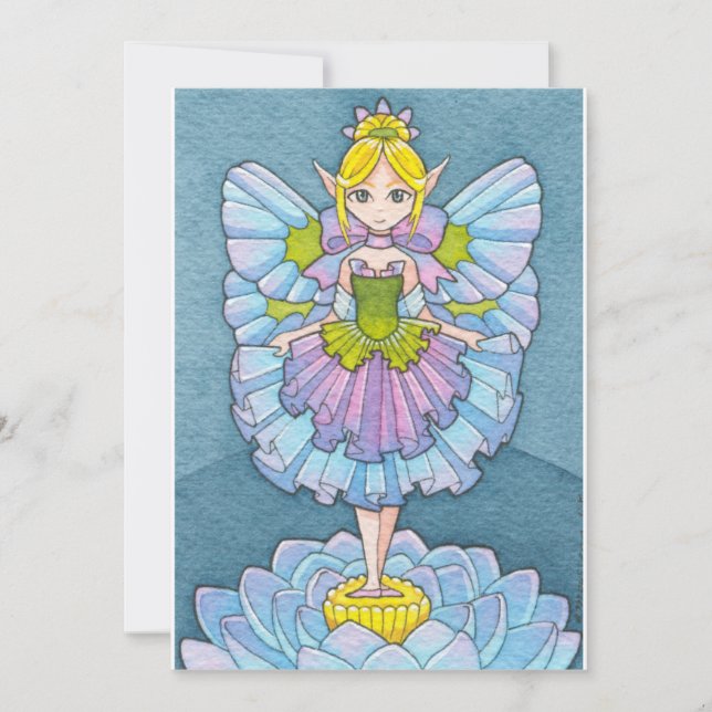 Invitation d'anniversaire de la fête de Ballerina  (Devant)