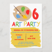 Invitation d'anniversaire de la fête des enfants
