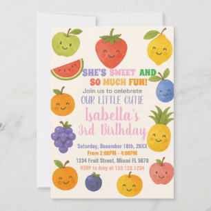 Invitation d'anniversaire de la fête tropicale