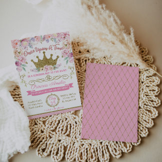 Invitation d'anniversaire de la princesse