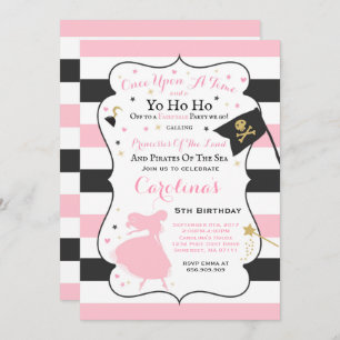 Invitation D'Anniversaire De La Princesse Et Du Pi