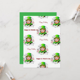 Invitation d'anniversaire de la Saint-Patrick