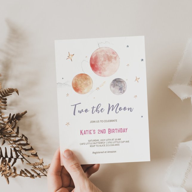 Invitation d'anniversaire de l'espace extra-atmosp (Créateur téléchargé)