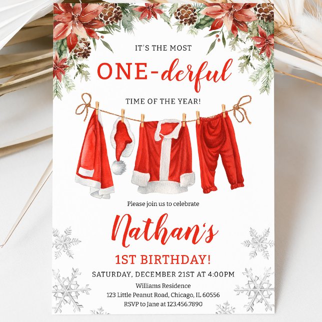 Invitation d'anniversaire de ligne de linge du Pèr (Créateur téléchargé)