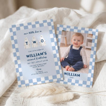 Invitation d'anniversaire de Little Boo a deux ans