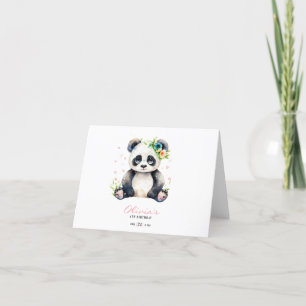Invitation d'anniversaire de Panda, Invitation d'a