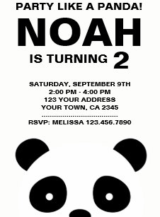 Invitations Faire Part Panda Zazzle Fr Invitations Faire Part Panda Zazzle Fr