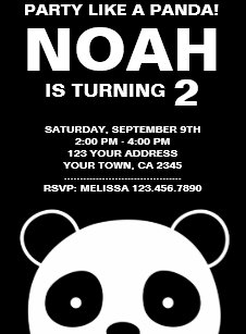 Invitations Faire Part Panda Zazzle Fr Invitations Faire Part Panda Zazzle Fr