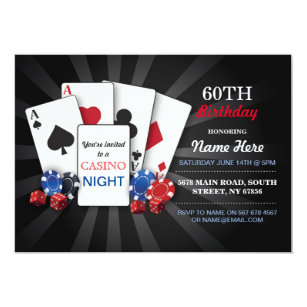 Invitations Faire Part Casino Zazzle Fr