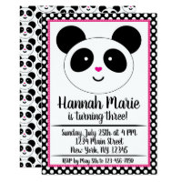 Invitations Faire Part Panda Zazzle Fr