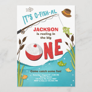 invitation d'anniversaire de pêche d'o-poisson-Al