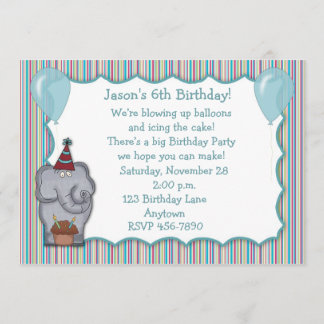 Invitation d'anniversaire de petit gâteau