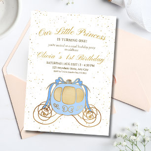 Invitation d'anniversaire de princesse, Carrosse d