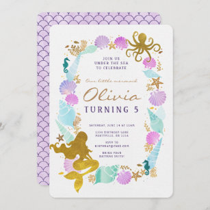 Invitations Faire Part Sirene Zazzle Fr