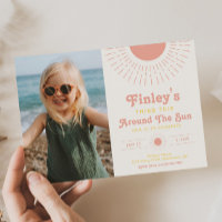 Invitation d'anniversaire de soleil de fille | Pho