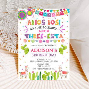 Invitation d'anniversaire de trois Esta