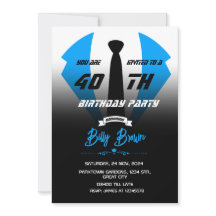 Invitation d'anniversaire de Tuxedo