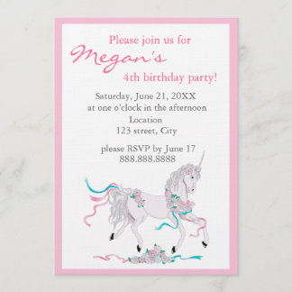 Invitation d'anniversaire d'enfant