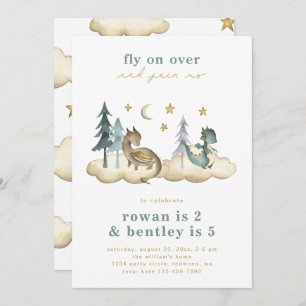 Invitation d'anniversaire des dragons interarmées