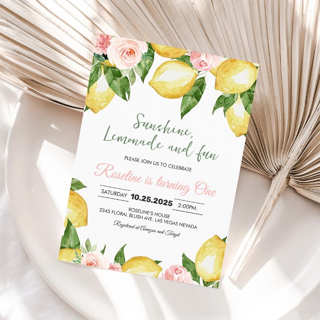 Invitation d'anniversaire d'été amusante à la limo (Créateur téléchargé)