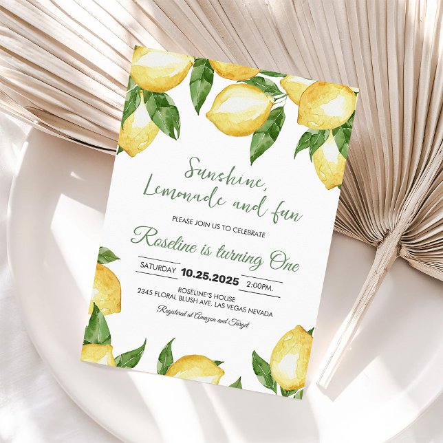 Invitation d'anniversaire d'été pour les enfants L (Créateur téléchargé)