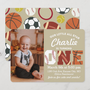Invitation d'anniversaire d'étoile
