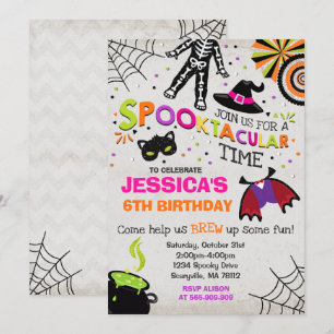 Invitation d'anniversaire d'Halloween