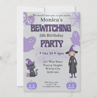 Invitation d'anniversaire d'Halloween