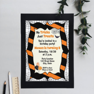 Invitation d'anniversaire d'Halloween