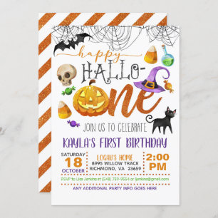 Invitation d'anniversaire d'Halloween