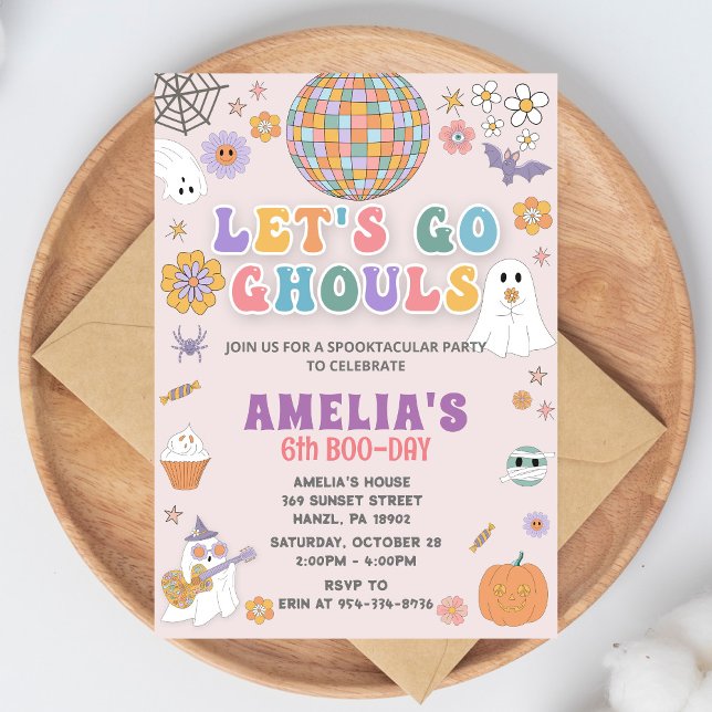 Invitation d'anniversaire d'Halloween, Halloween É (Créateur téléchargé)