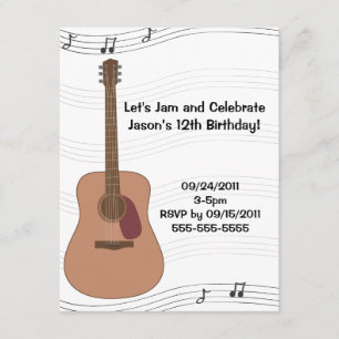 Invitation d'anniversaire d'illustration de