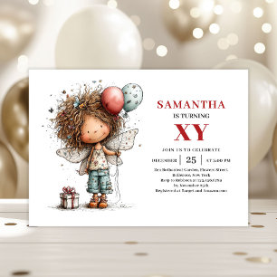 Invitation d'anniversaire drôle et ludique pour un