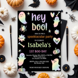Invitation d'anniversaire éffrayant Sweet Ghost