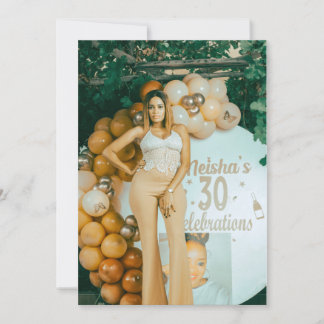 Invitation d'anniversaire ÉLÉGANTE