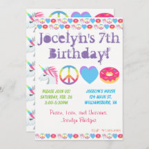 Invitation d'anniversaire Emoji personnalisable